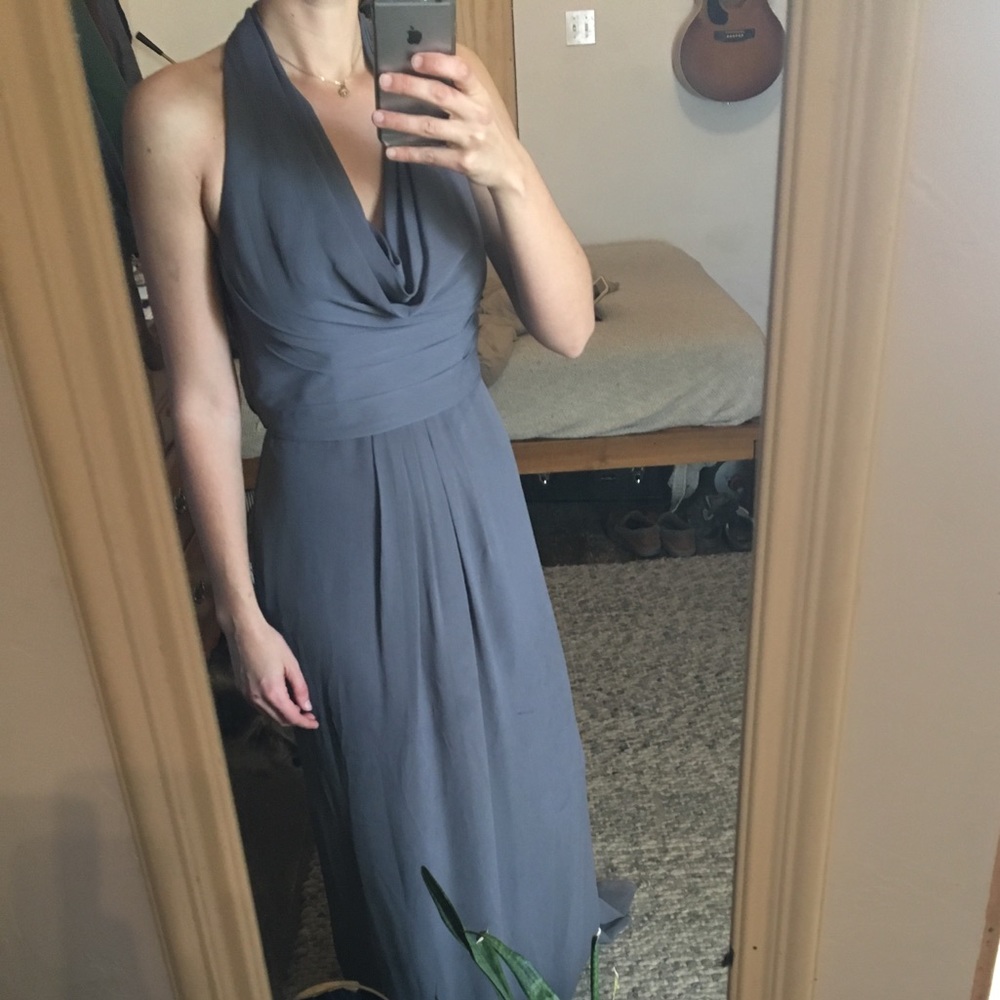 Grey Bridesmaid Dress